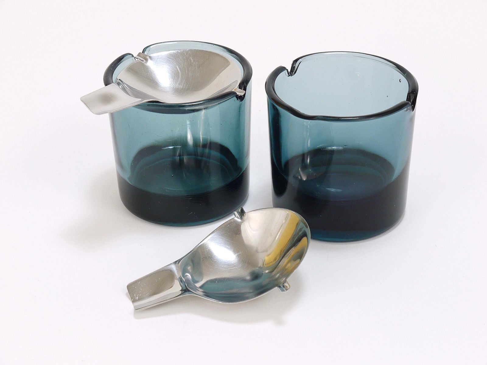 Wilhelm Wagenfeld Midcentury Tourmaline Bauhaus Ashtray By Wmf Germany, 1960s photo Home Decor