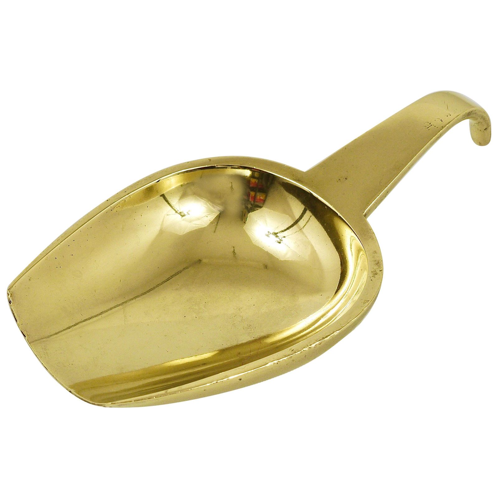 Carl Auböck Midcentury Scoop Bowl Or Ashtray With Handle, Brass, Austria, 1950s