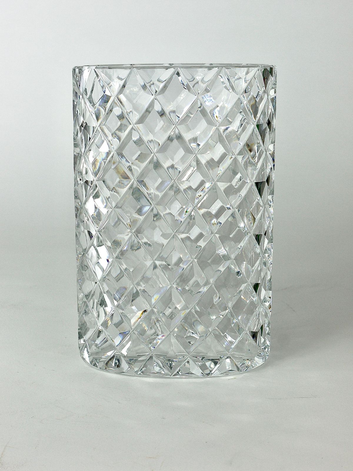 photo buy Sparkling Facetted Crystal Glass Vase By Claus Josef Riedel, Austria, 1970s