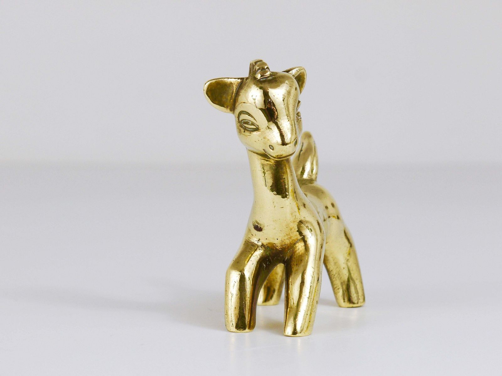 Walter Bosse Mid Century Horse Brass Figurine, Hertha Baller, Austria, 1950s photo for sale