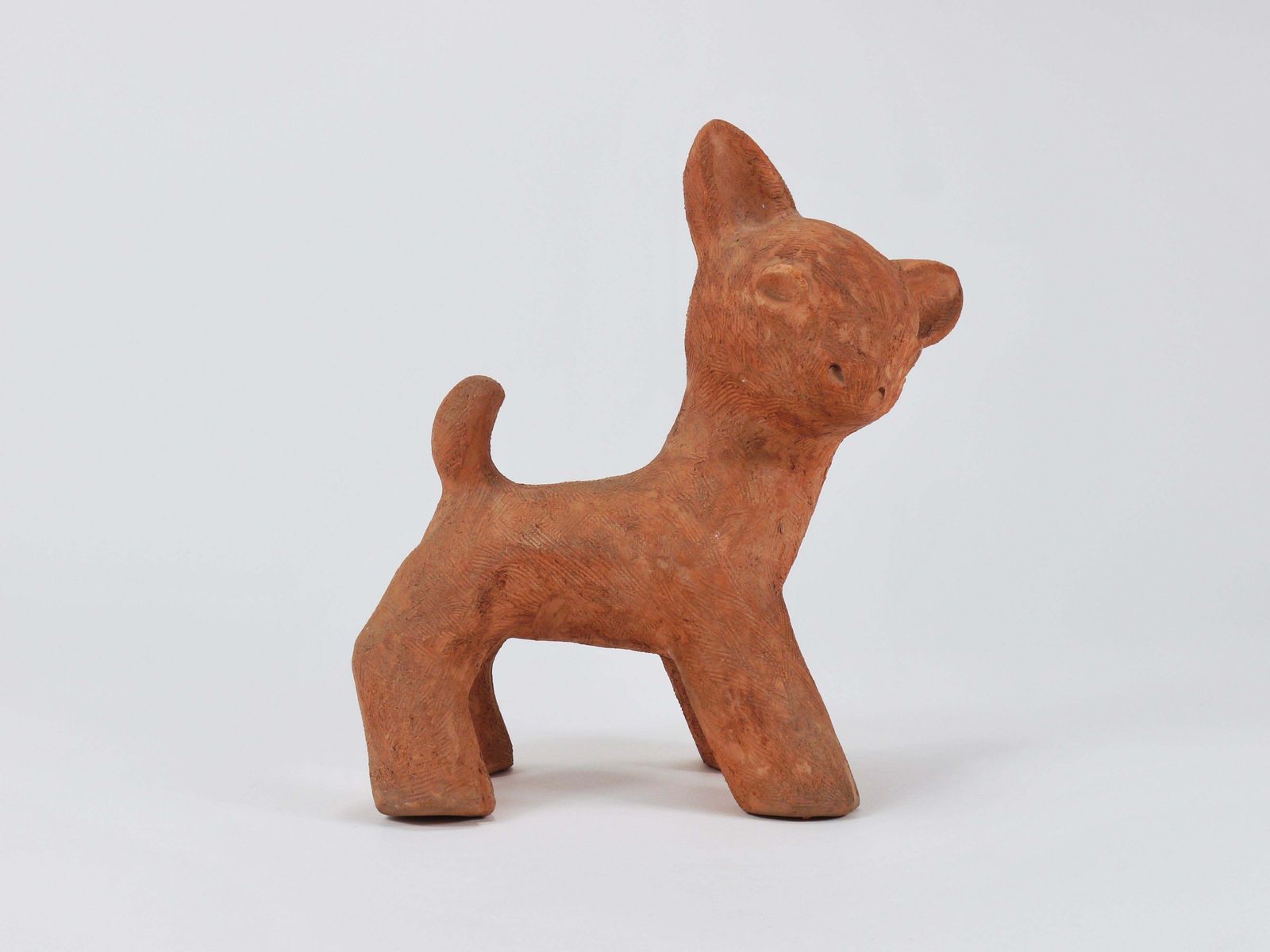 Walter Bosse Large Baby Deer Pottery Ceramic Sculpture, Austria, 1920s photo Art