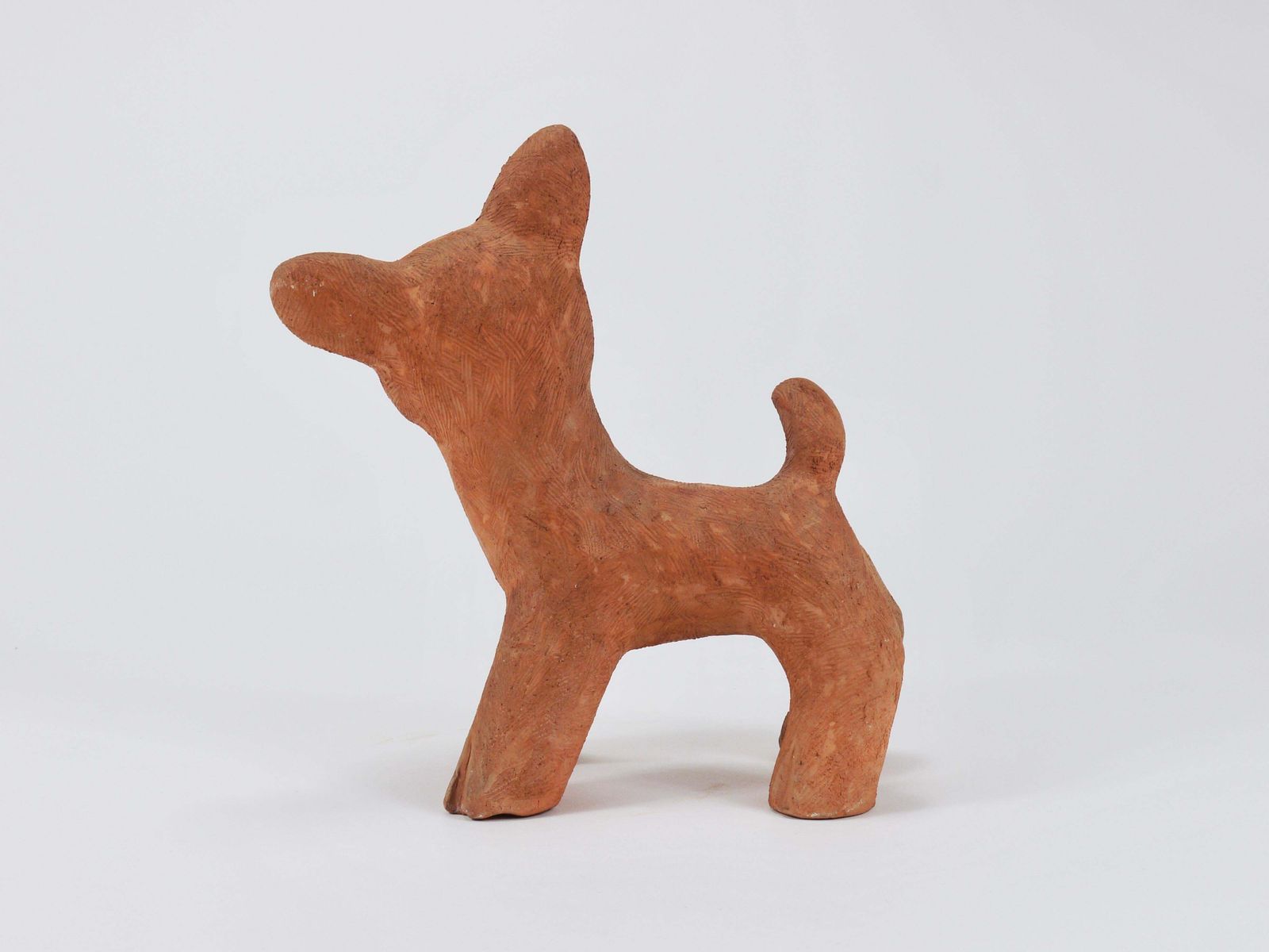 photo furniture Walter Bosse Large Baby Deer Pottery Ceramic Sculpture, Austria, 1920s