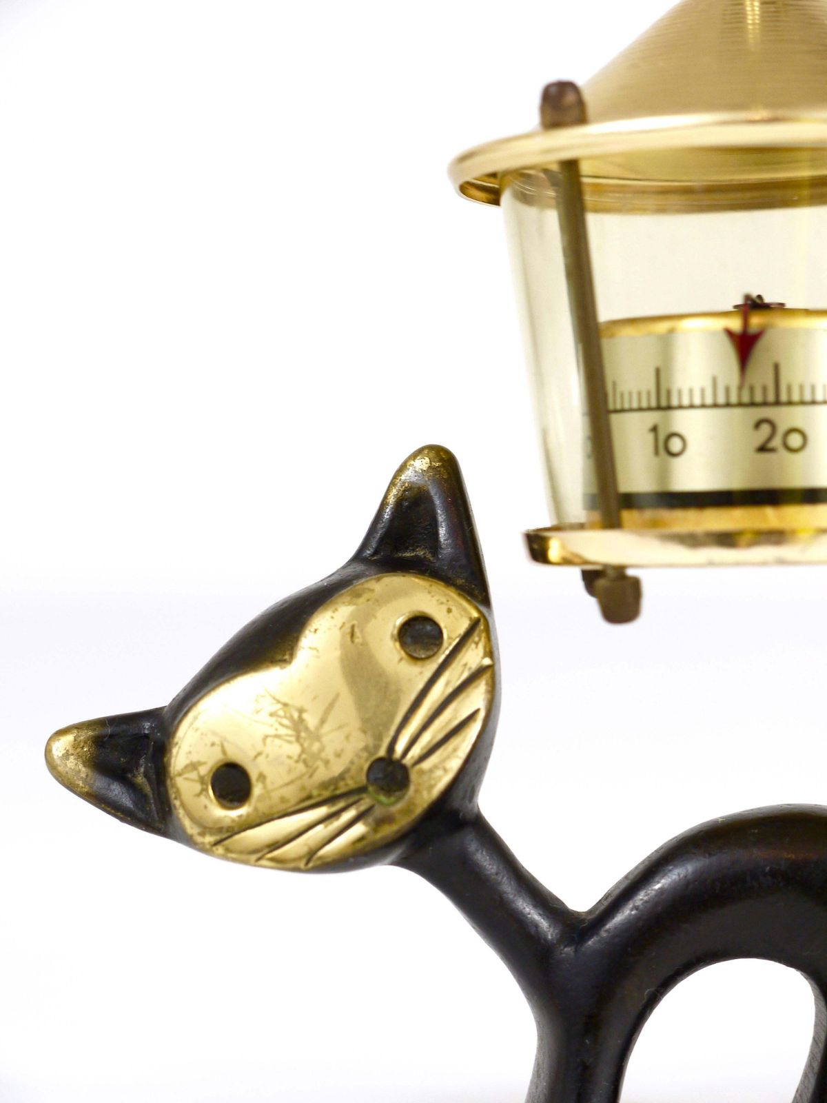 Walter Bosse Cat Figurine With Thermometer, Herta Baller Austria, 1950s photo furniture