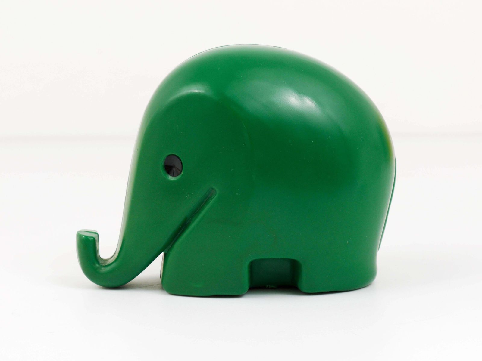 Luigi Colani Drumbo Green Elephant Money Bank For Dresdner Bank, 1970s photo Art