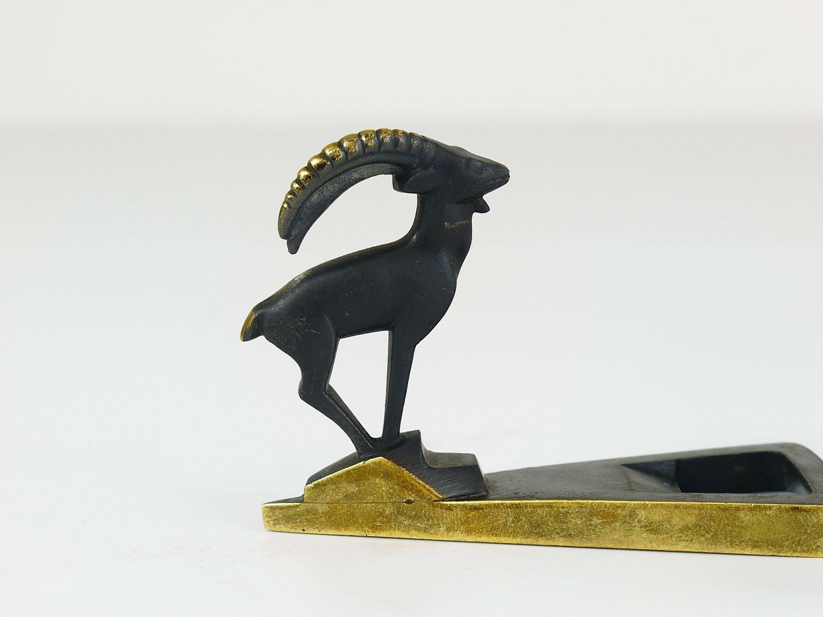 photo furniture Herta Baller Capricorn Mid Century Brass Bottle Opener, Vienna, Austria, 1950s