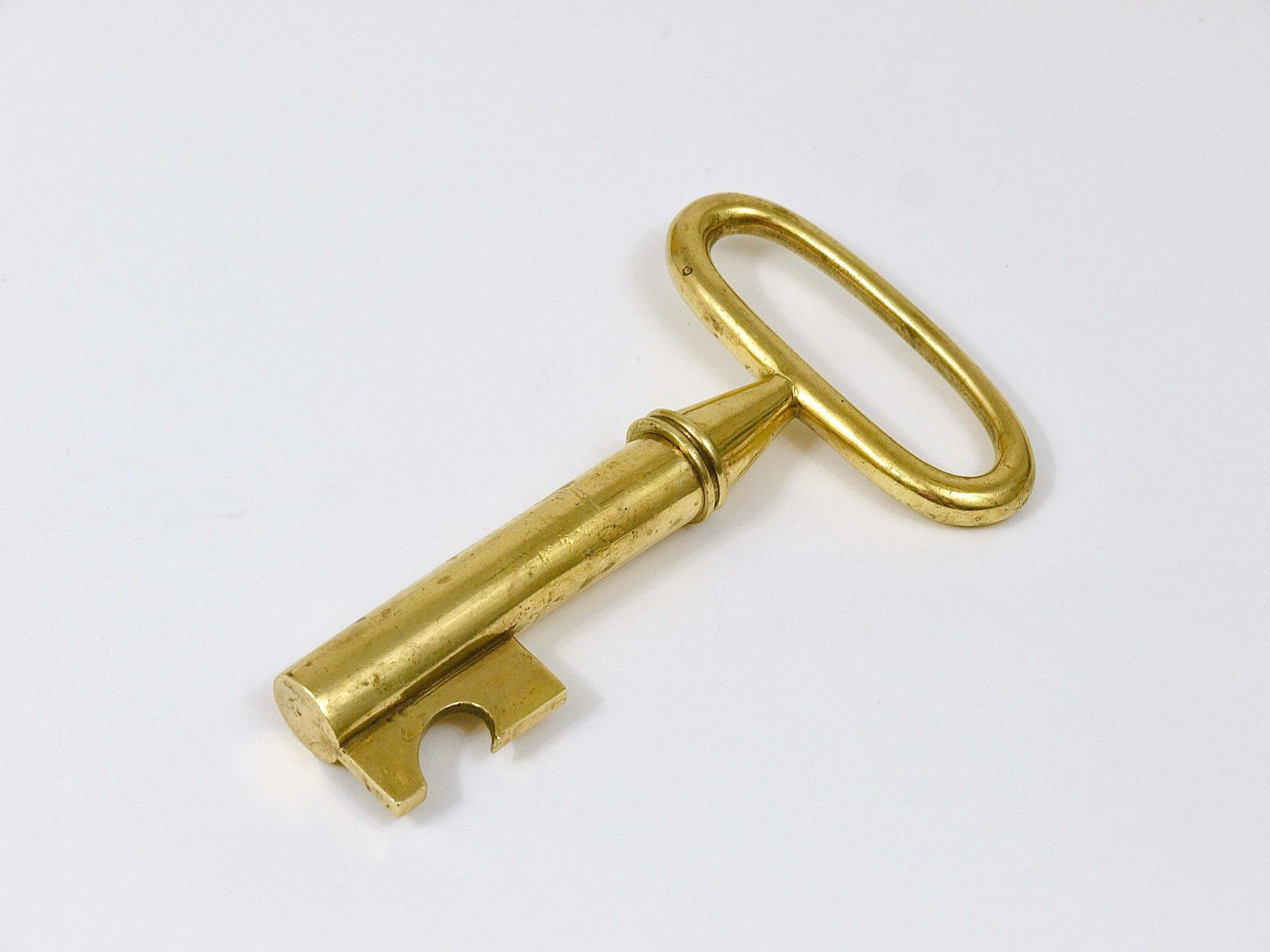 Carl Aubock Big Brass Key Cork Screw, Bottle Opener, Paperweight, Austria, 1950s photo buy