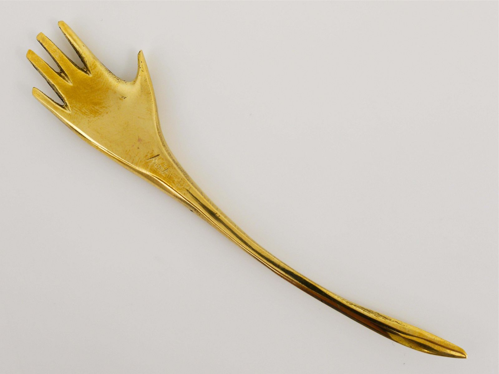 photo for sale Carl Auböck Brass Hand Letter Opener Letter Knife #7208