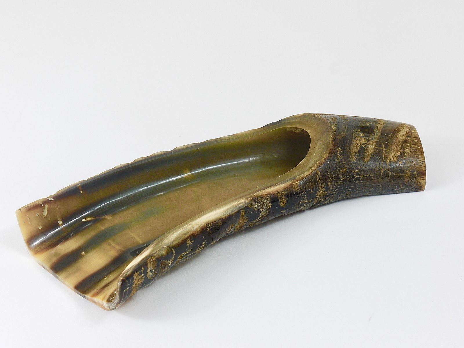 photo buy Carl Aubock Mid Century Horn Desk Pen & Pencil Tray & Holder, Austria, 1960s