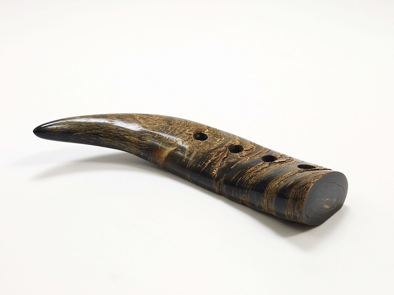 photo vinterior Carl Aubock Mid Century Horn Desk Pen Holder, Vienna, Austria, 1960s