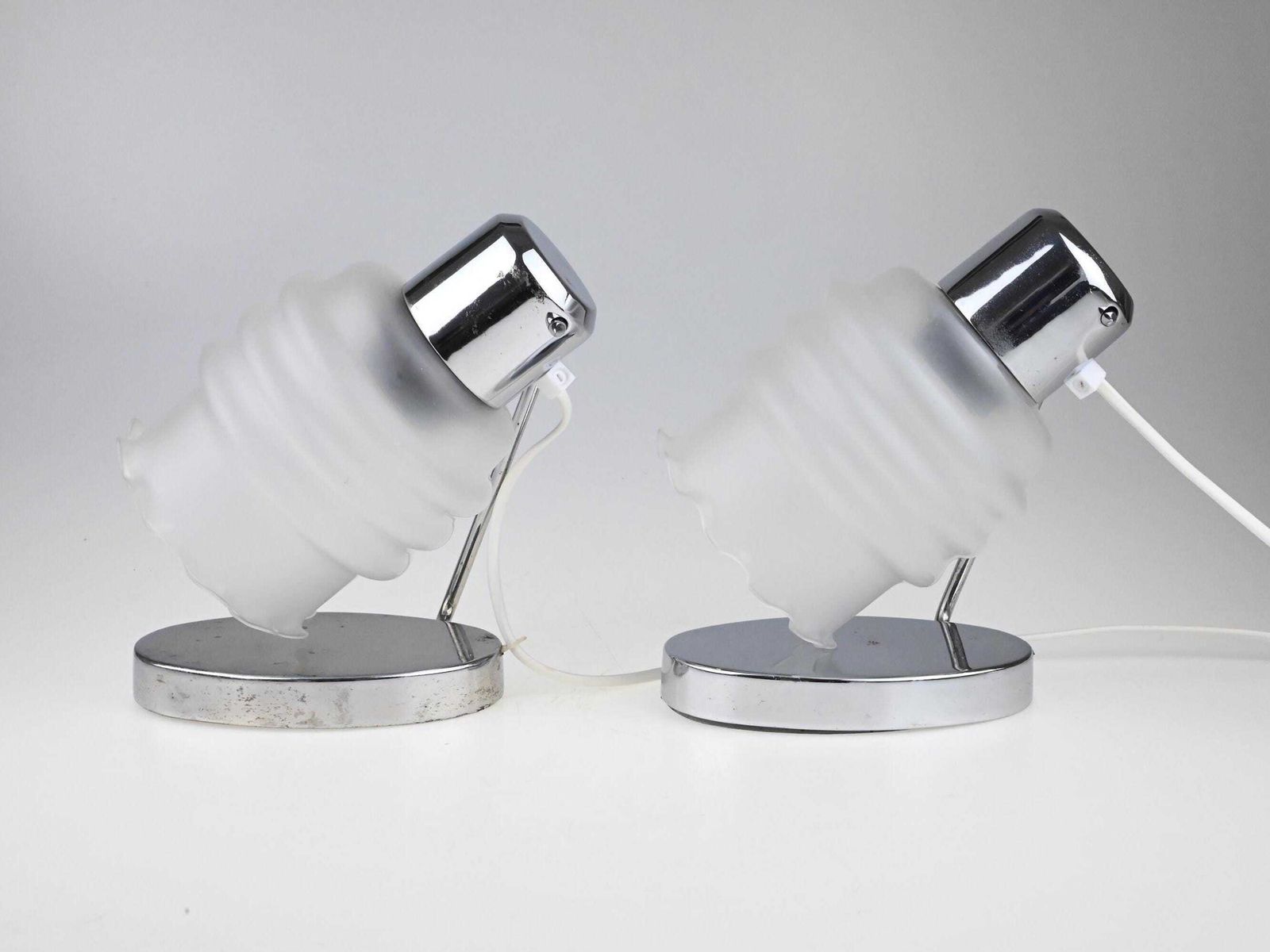 Mid Century Pair Lamps, Pair Of Lamps, Table Lamp, Desk Lamp, Bedside Lamp, Mid Century Lamp, Chrome Lamp, Table Light, Mid Century Lighting