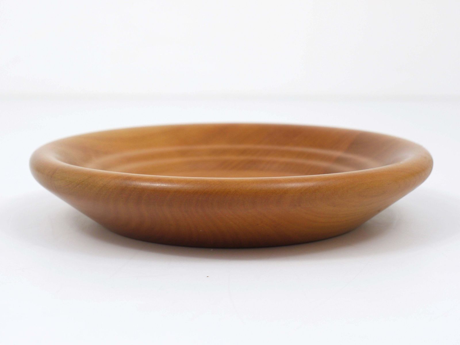 Carl Aubock Wooden Modernist Fruit Bowl Wood Plate , Austria, 1970s photo Home Decor