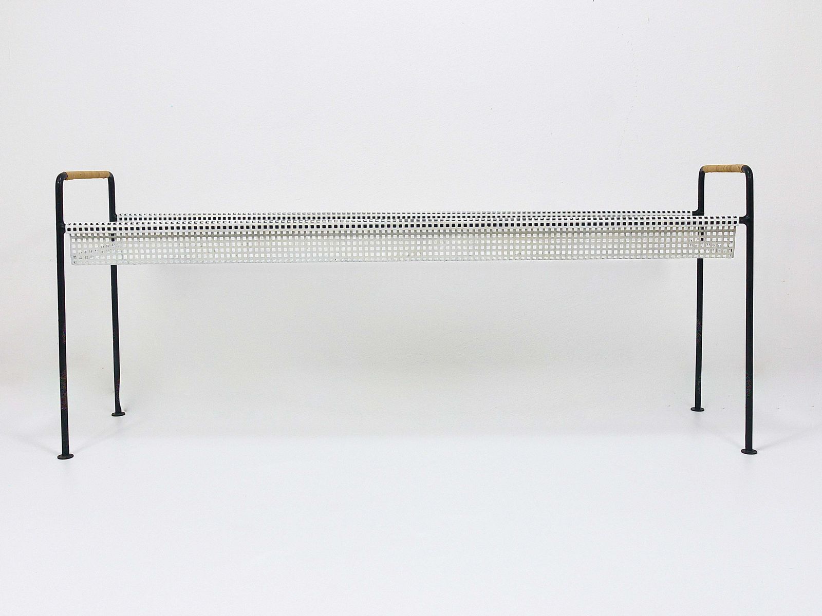 photo furniture Carl Aubock Jardiniere, Plants Table Or Bench, Flower Trough, Iron & Wicker