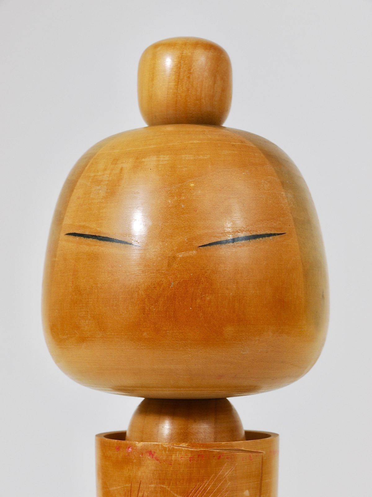 Decorative Sadao Kishi Kokeshi Doll Sculpture From Japan, Hand Painted photo buy