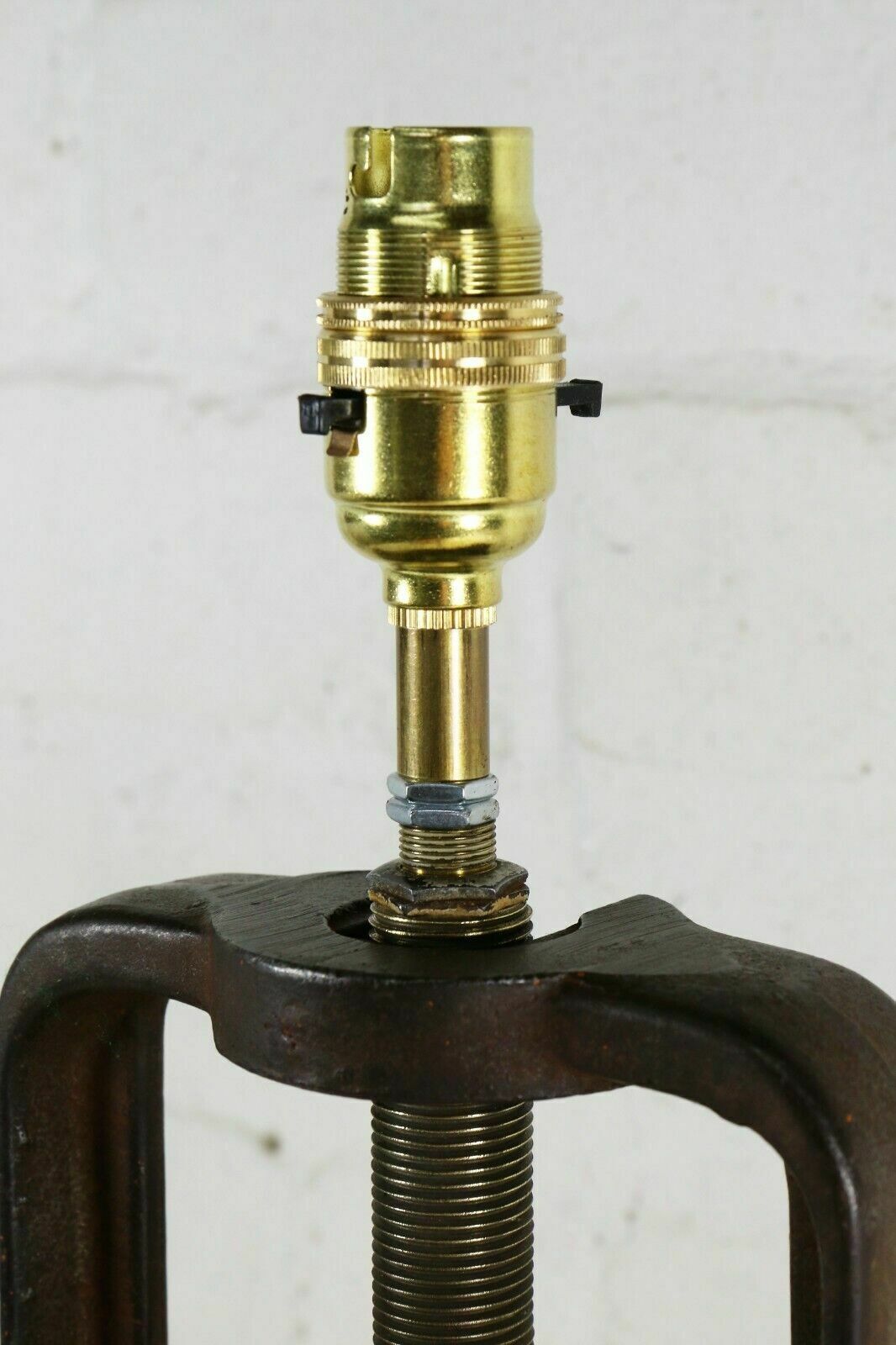 Steampunk Desk Lamp Table Lamp Vintage Industrial Pump Room Parts Brass & Iron photo Lighting