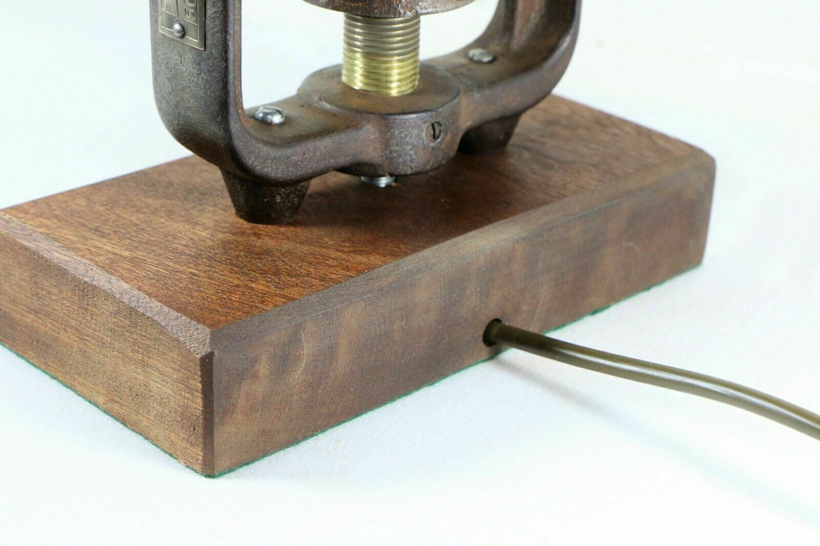 Steampunk Desk Lamp Table Lamp Vintage Industrial Pump Room Parts Brass & Iron photo vinterior