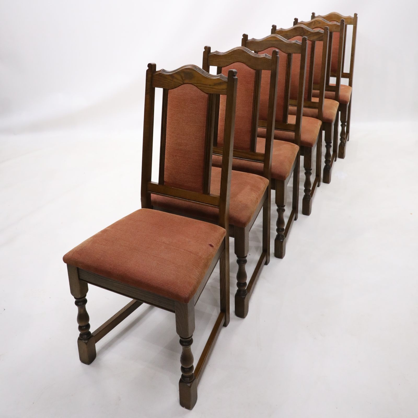 photo for sale 6 Old Charm Oak Dining Chairs Lancaster Range Light Oak Finish Free Uk Delivery*