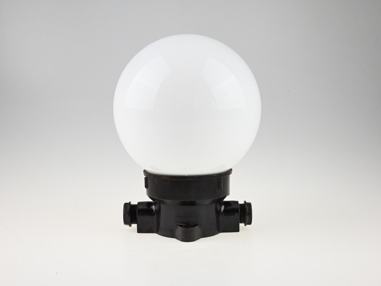 Bauhaus Bakelite Lamp, Bauhaus Lamp, Globe Lamp, Glass Globe Lamp, Wall Lamp, Wall Light, Mid Century Lamp, Vintage Light, Vintage Lighting photo 76.0
