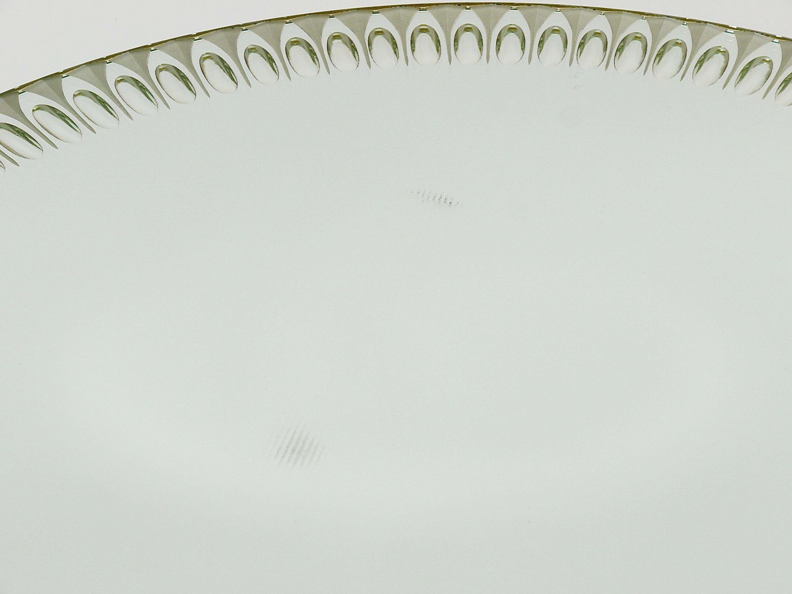Exceptional Cristal Arte Optical Effect Facetted Round Wall Mirror, Italy, 1960s photo 1317.0