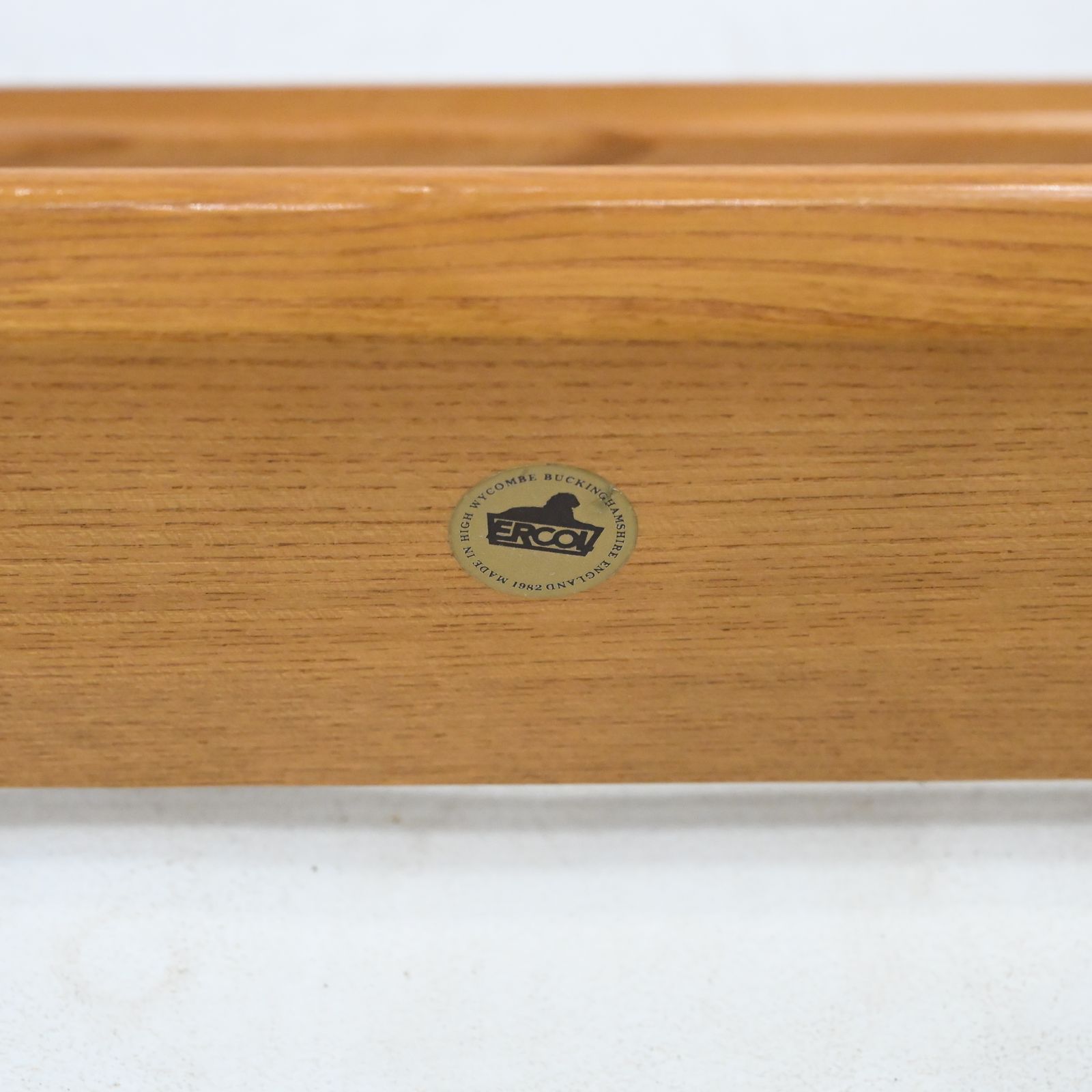 Ercol Windsor Open Plate Rack Shelving Model 268 Light Free Nationwide Delivery photo vintage