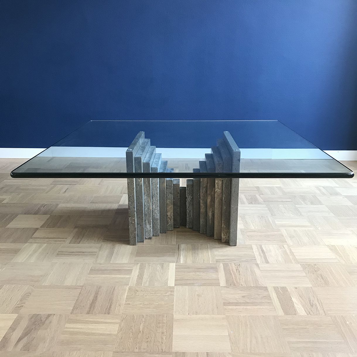 Mid Century Sculptural Marble Coffee Table photo for sale