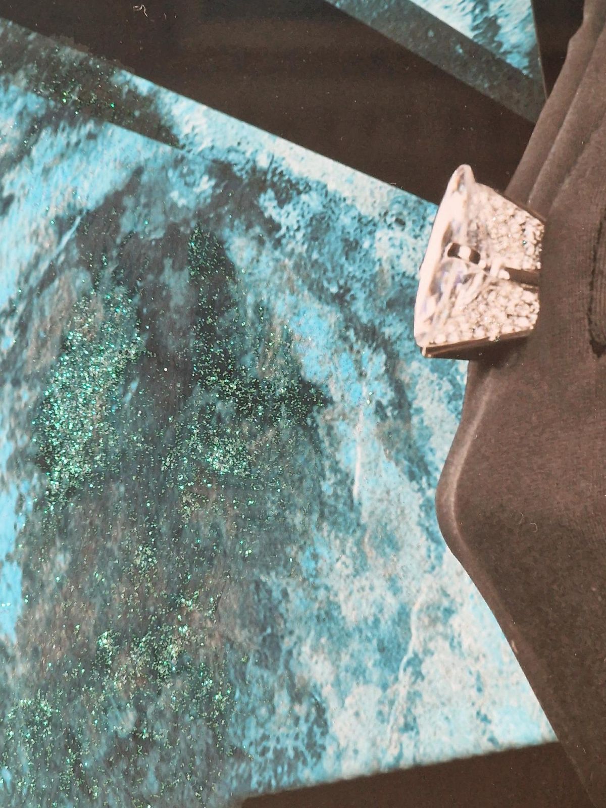 Audrey Hepburn Breakfast At Tiffany's Unused Huge Limited Ed. 2/50 Print By Urban Artist Chloe Rox, Hand Embellished With Diamond Dust C.2000s photo buy