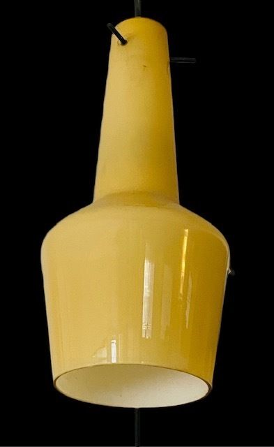 Italian Mid Century Modern Cascading Glass Chandelier photo Lighting