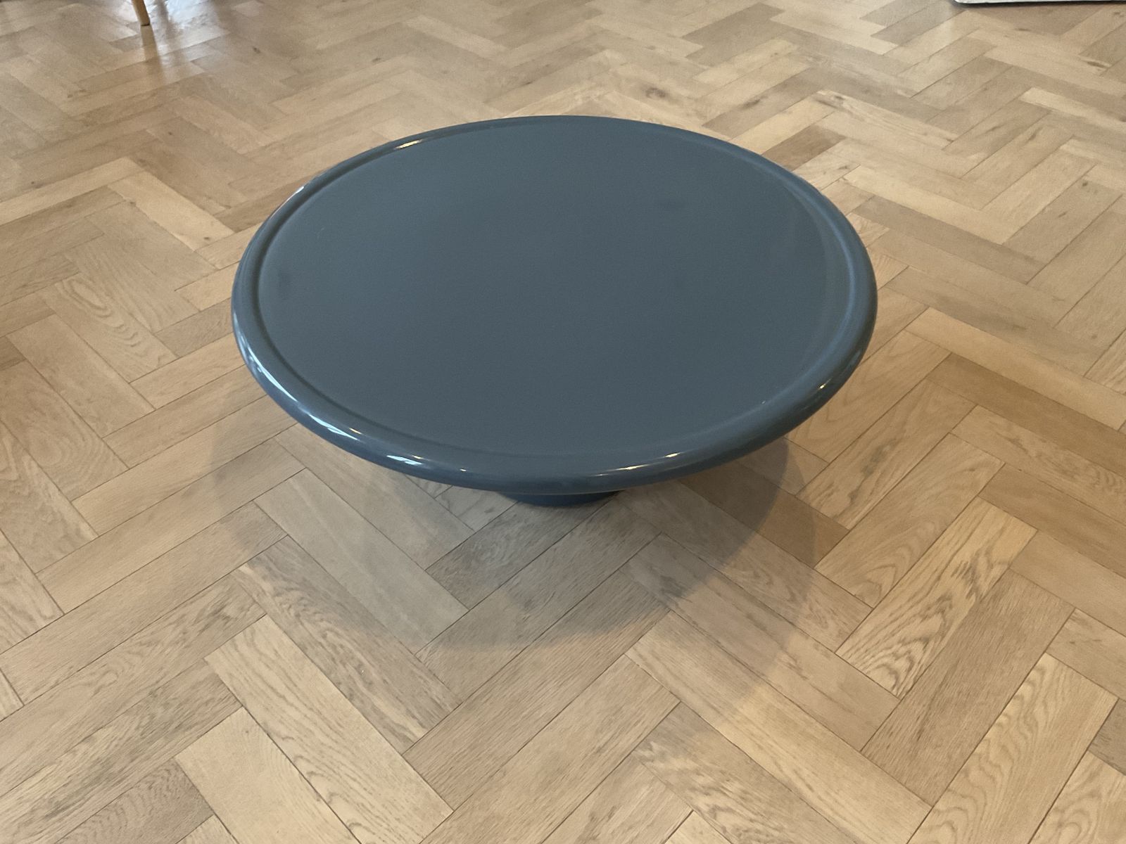 The Conran Shop Mag Round Coffee Table Dark Blue 60cm photo furniture