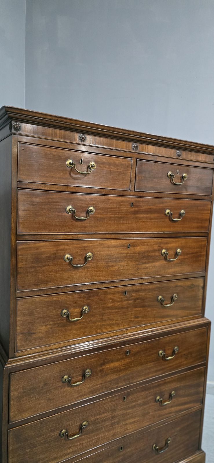 Top Quality Georgian Mahogany Chest On Chest Of Drawers photo Furniture