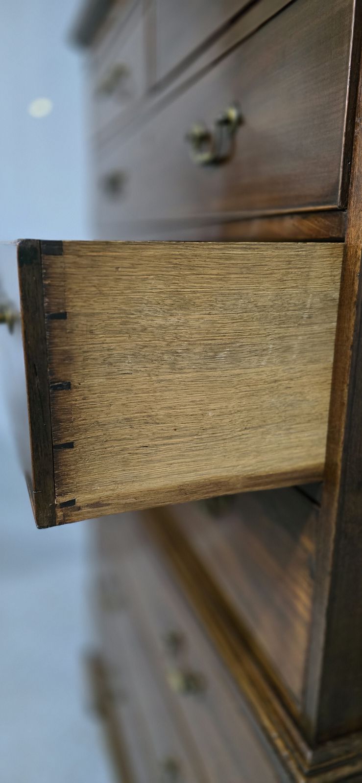Top Quality Georgian Mahogany Chest On Chest Of Drawers photo vinterior