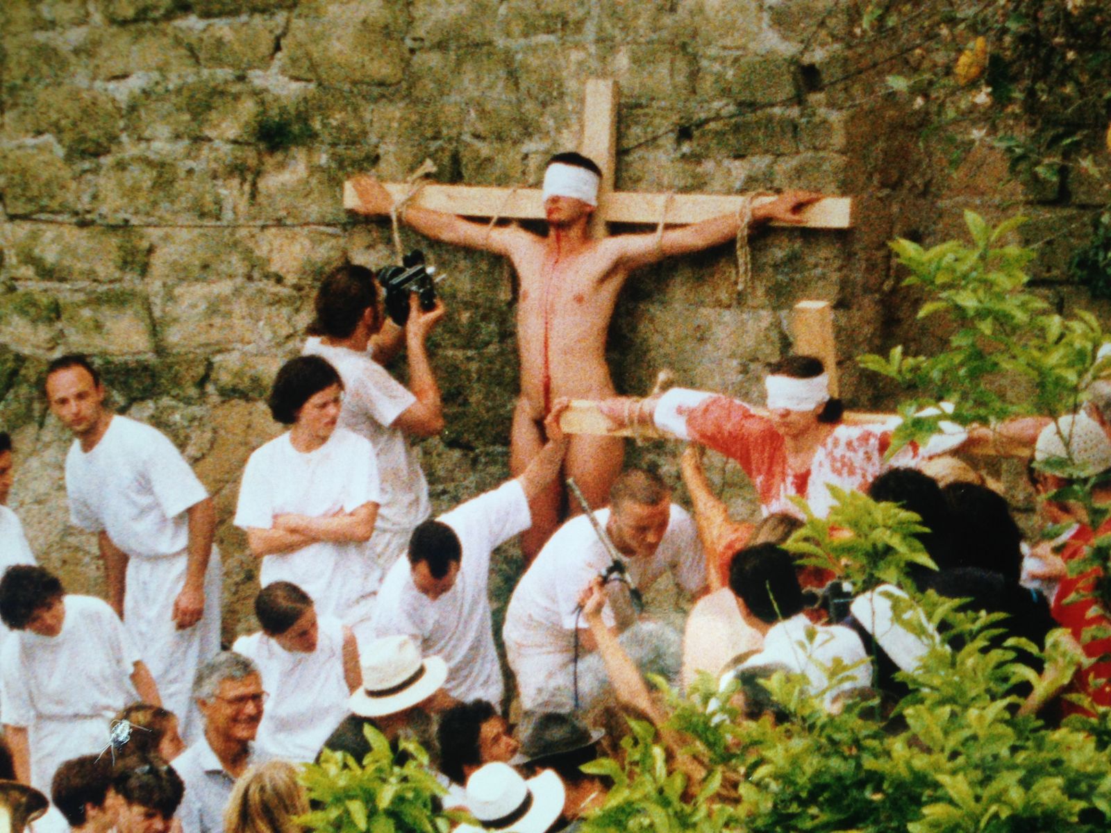 photo furniture Pfingstaktion, 1996, By Hermann Nitsch