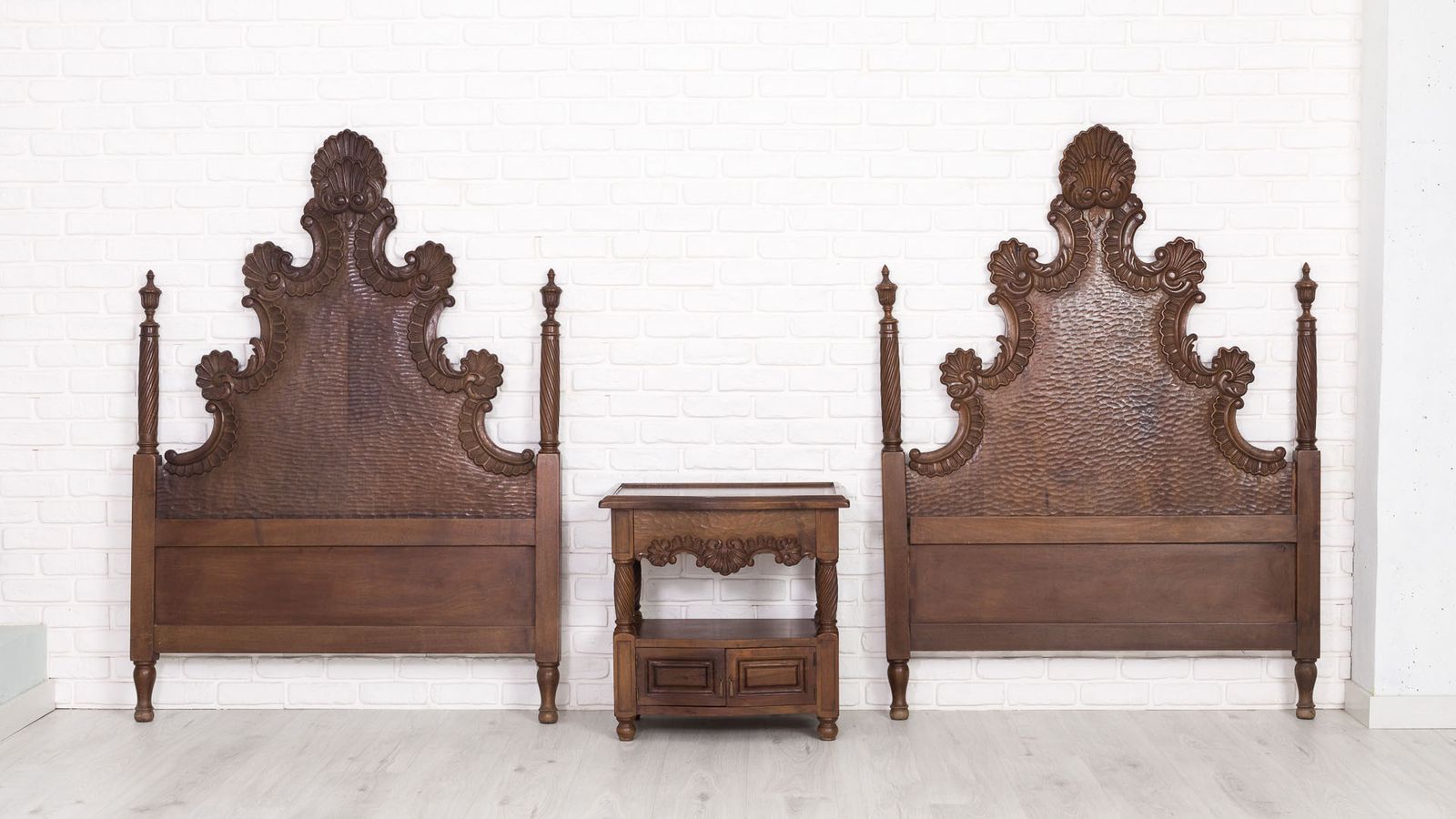 Twin Walnut Headboards