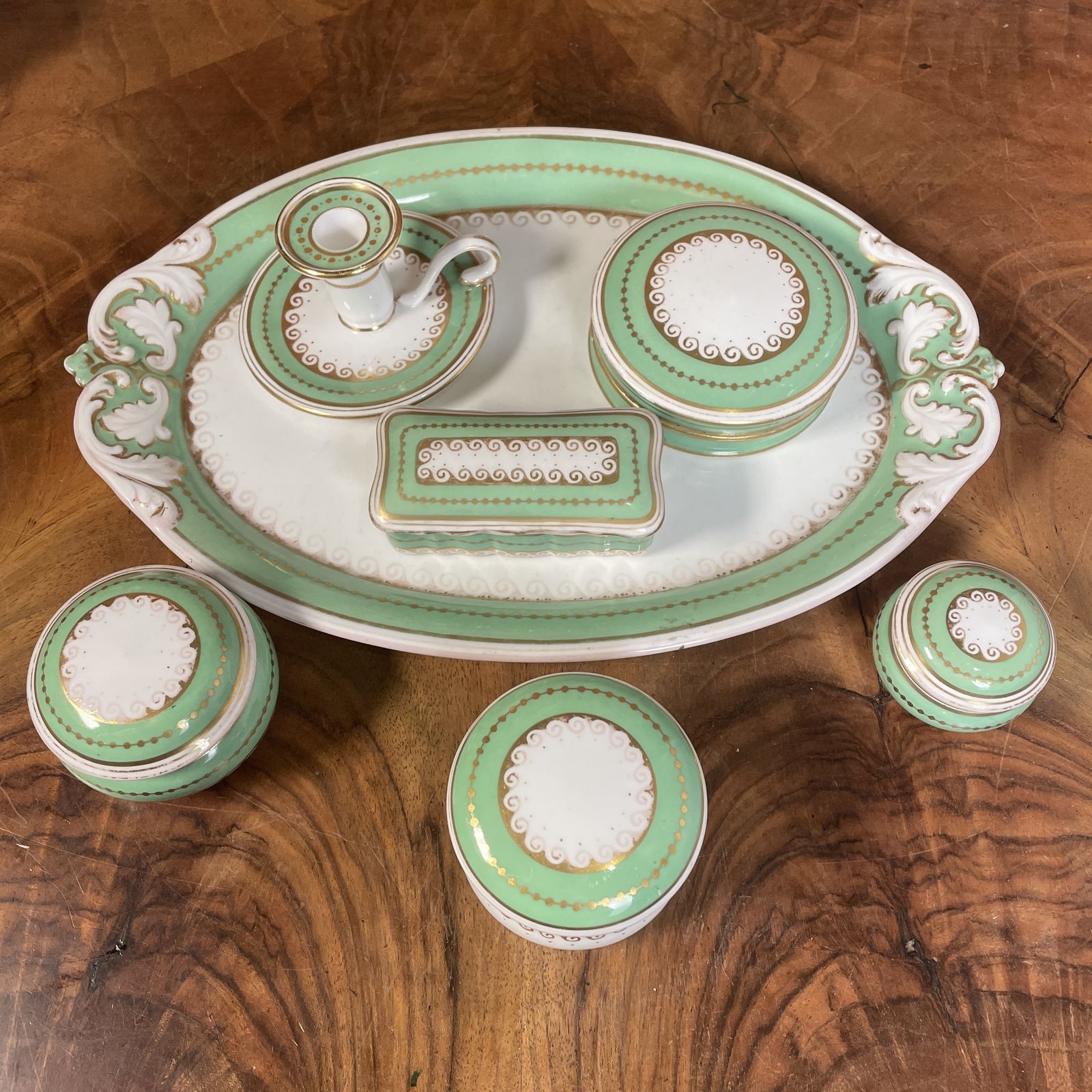 Victorian Dressing Table Set, 1800s photo Home Decor