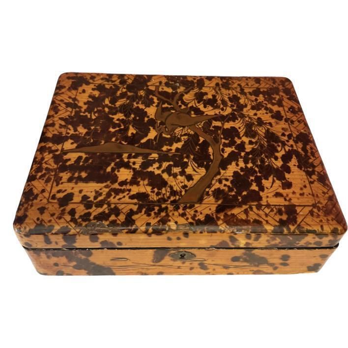 Japanese Lacquered Box Of Four Deck Of Cards photo furniture
