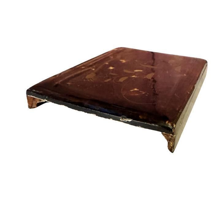photo vintage Japanese Lacquered Box Of Four Deck Of Cards