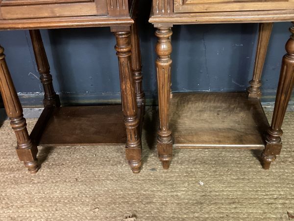 A Fine Near Pair Of French Antique Side Tables photo 390.0