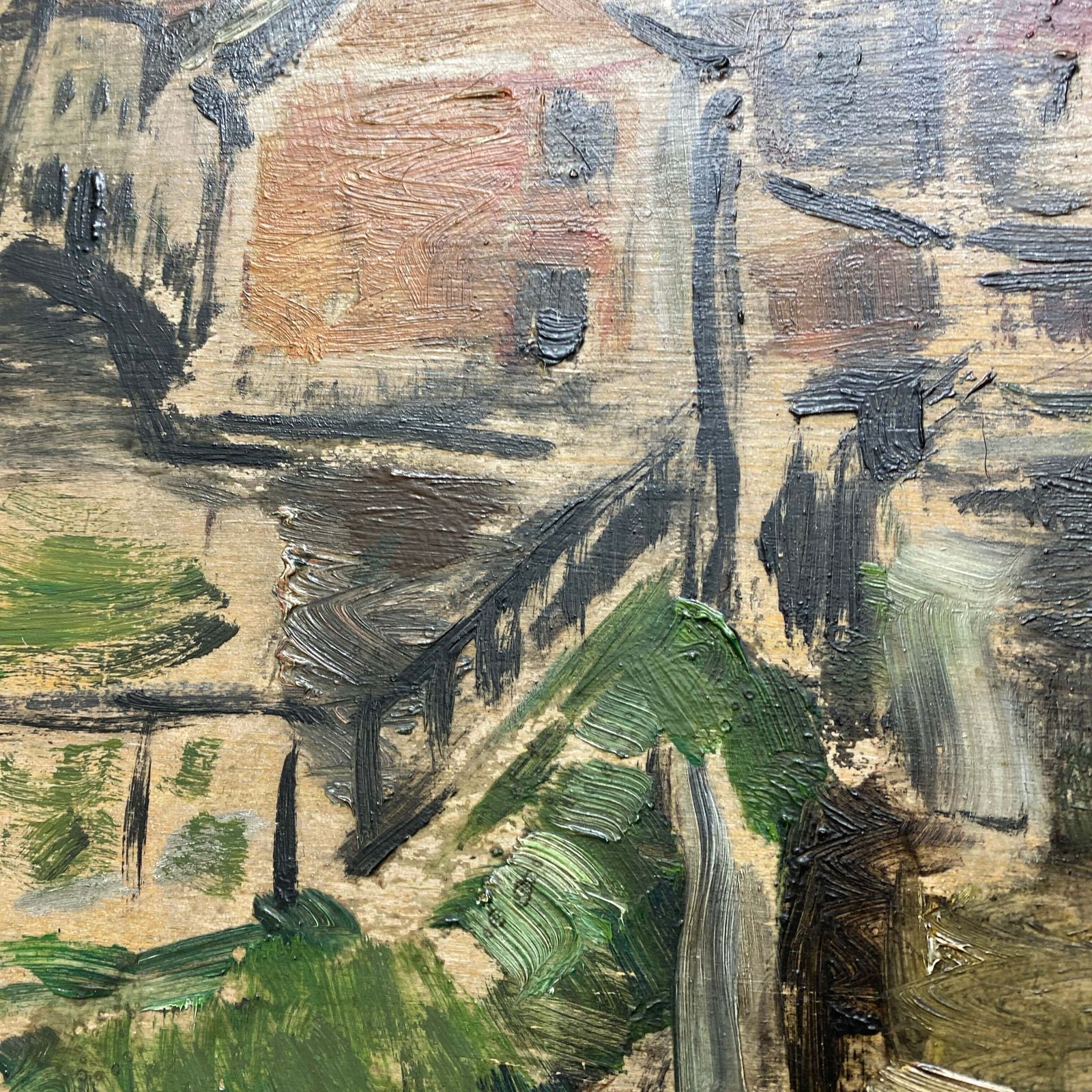 Original Oil On Board Othon Friesz French Artist 1879 1949 photo Art