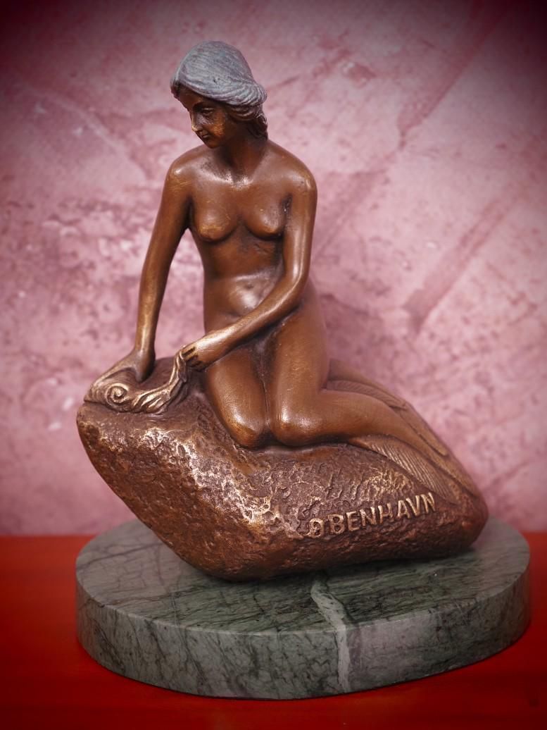 Bronze Figurine "Little Mermaid" – Perfect Gift For Art Lovers And Special Occasions photo furniture
