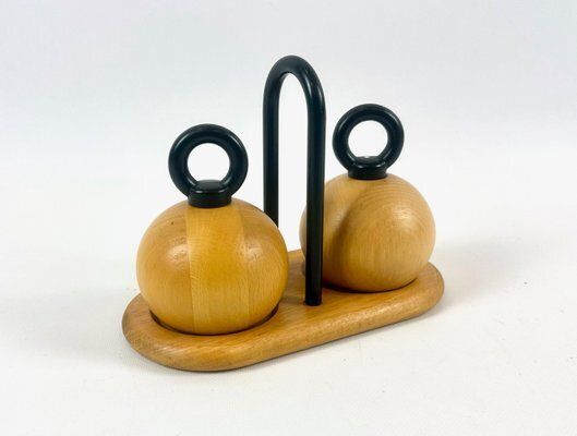 photo for sale Salt & Pepper Mills Ball Boy By Richard Nissen & Carsten Jørgensen For Bodum, Denmark, 1980s, Set Of 3