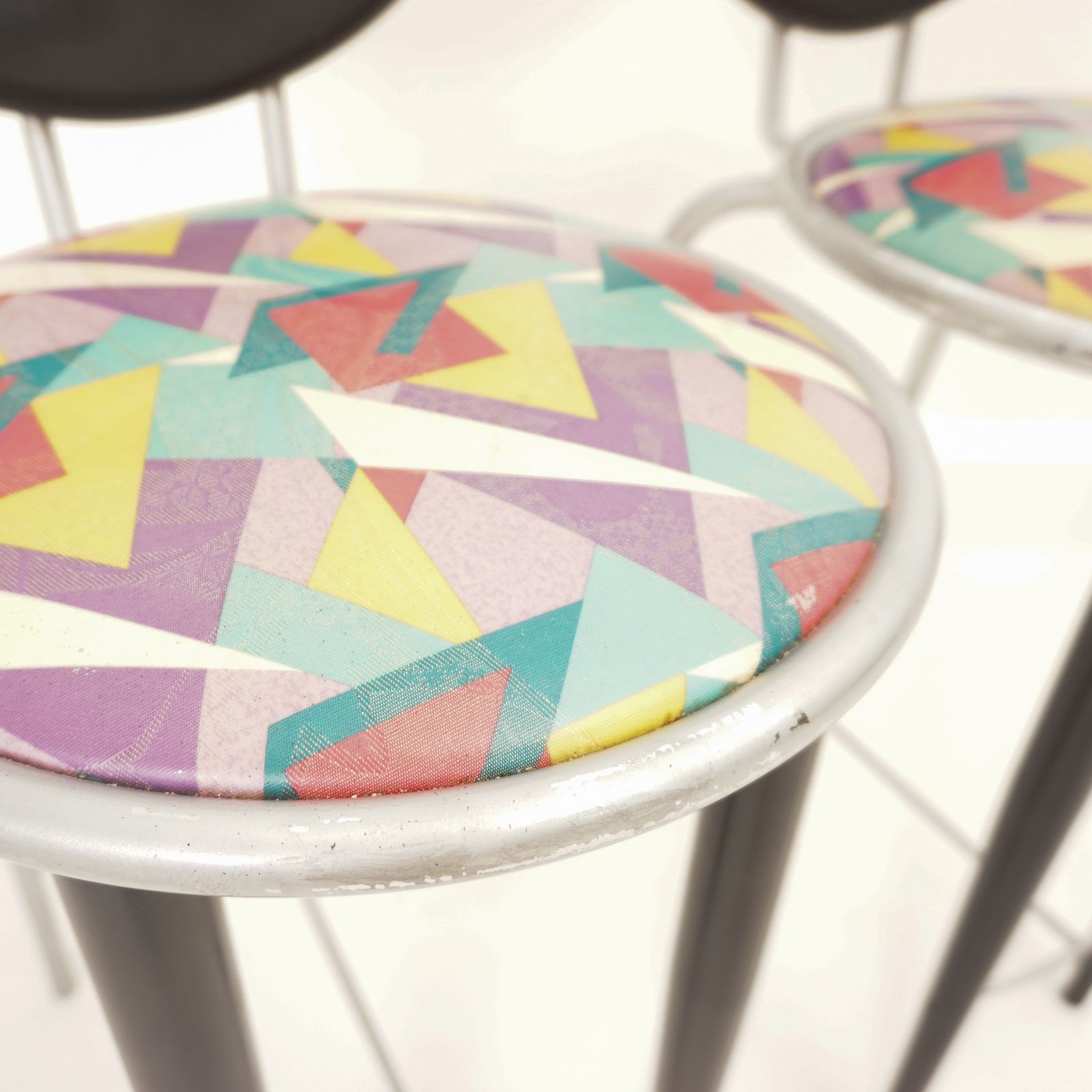 Bauhaus Bar Stools, 1980, 1980s photo buy