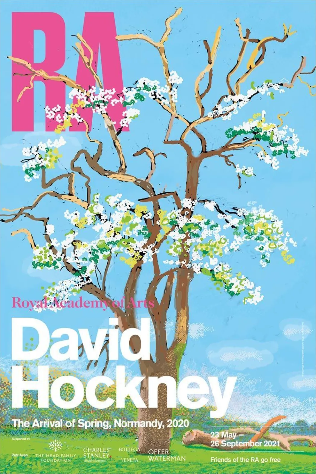 David Hockney The Arrival Of Spring Royal Academy Exhibition Posters Full Set photo furniture