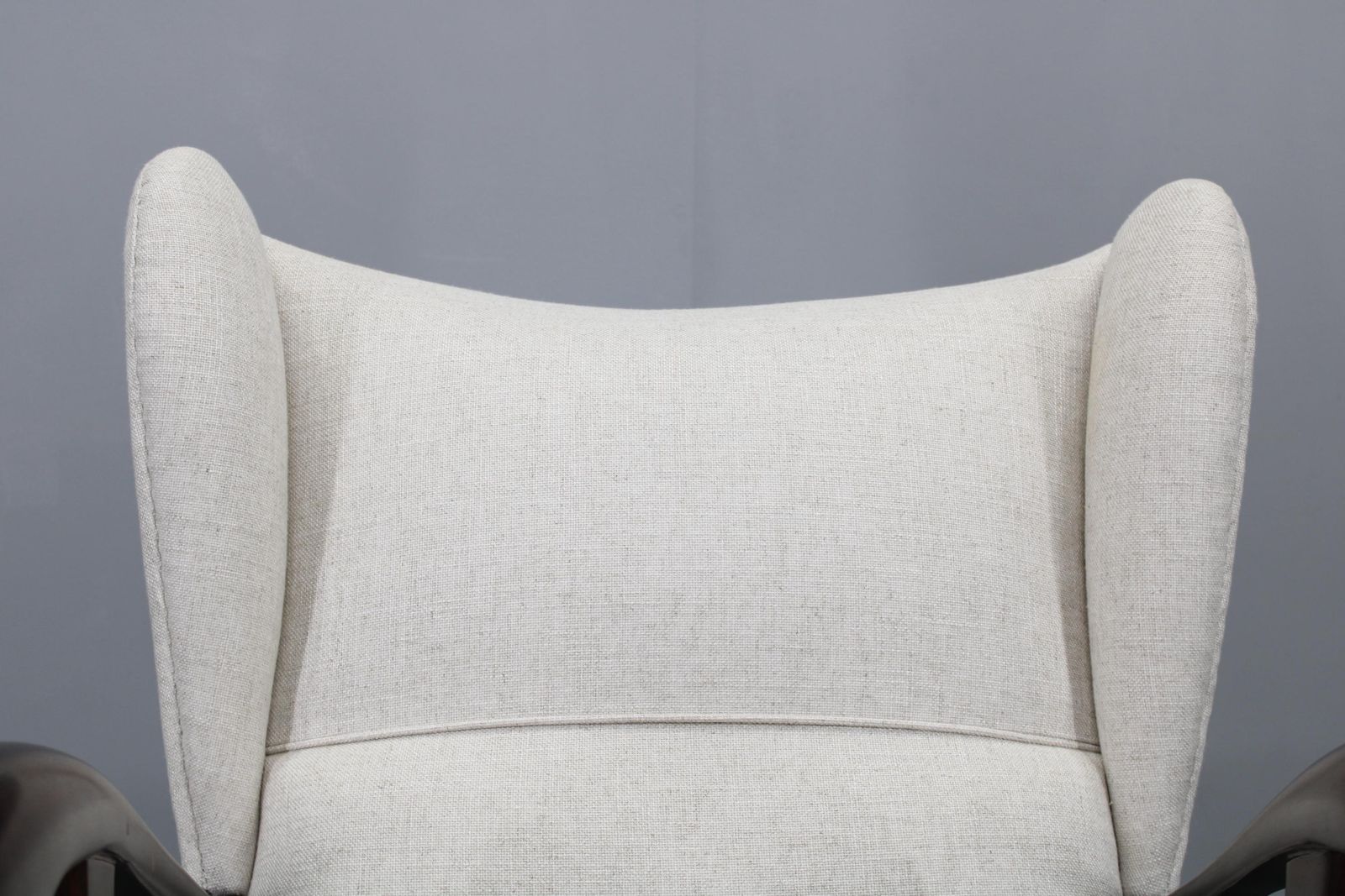 1950s Restored Wing Chair, Czechoslovakia photo for sale