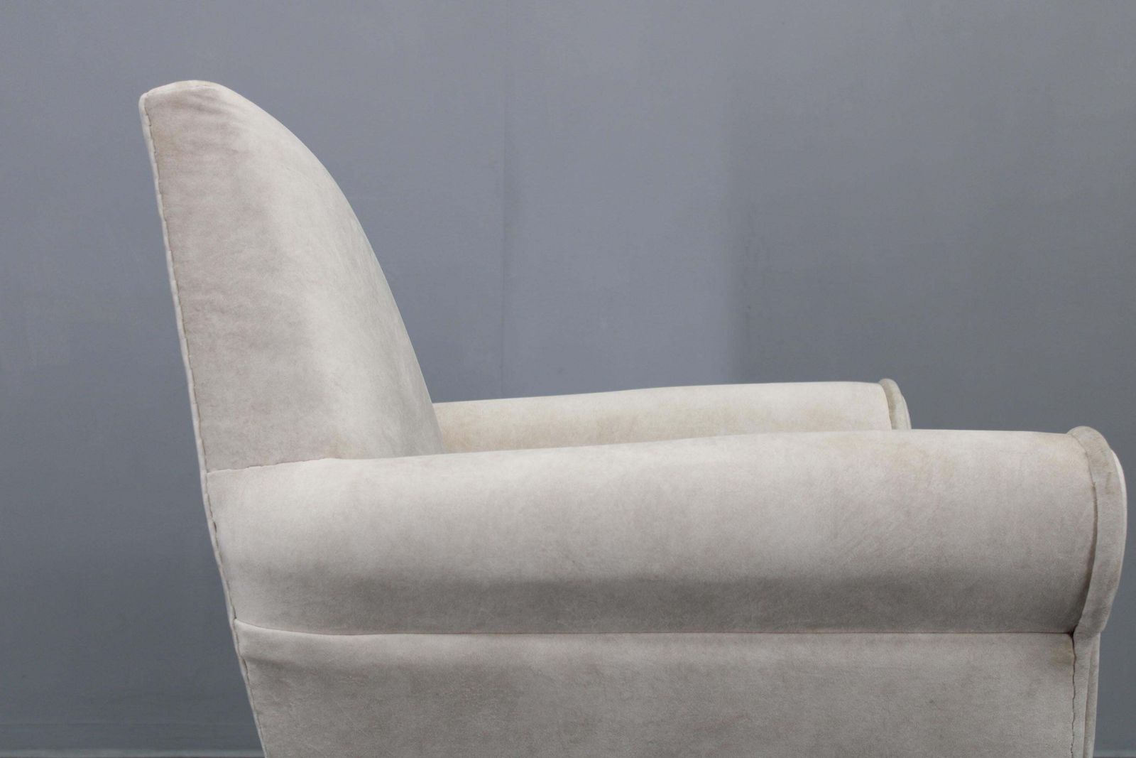 photo furniture 1950s Restored Italian Armchair