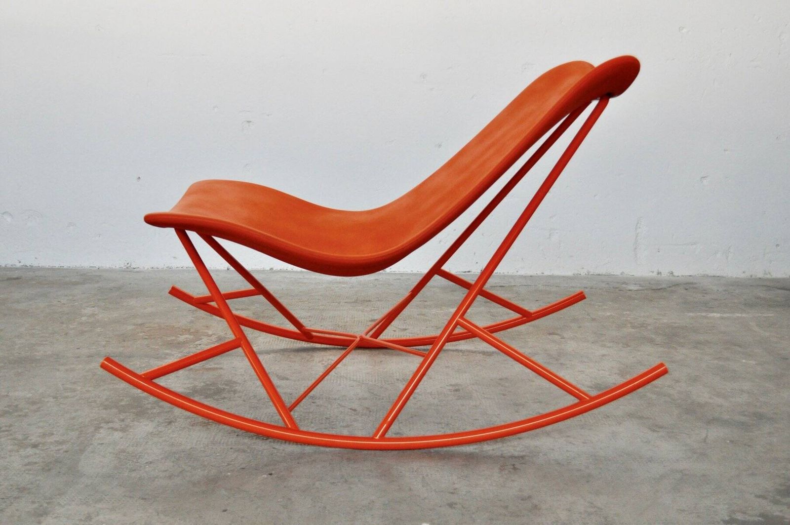 Metal And Polyurethane Rocking Chair From Sintesi, Italy, 2010 photo vintage
