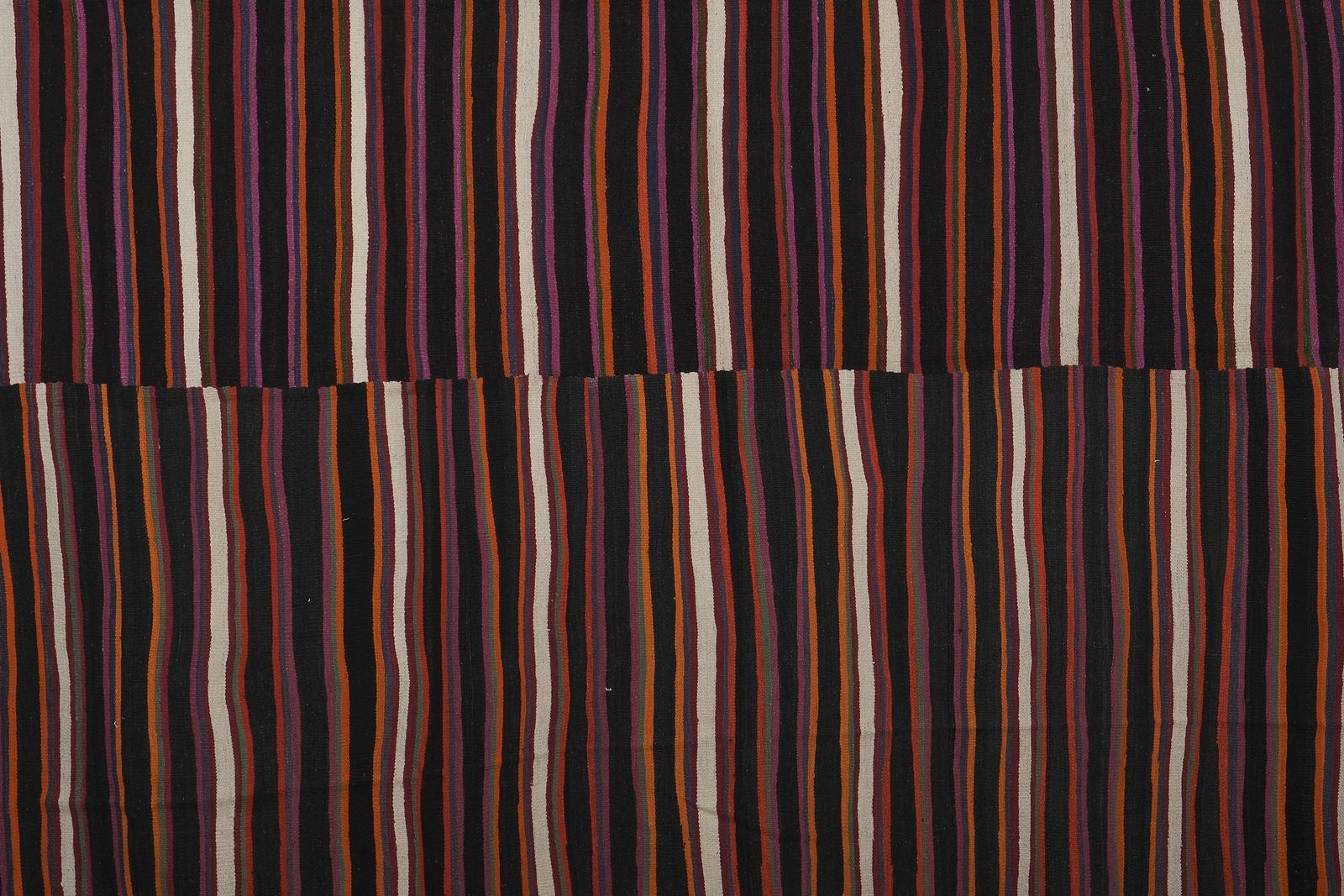 Striped Turkish Kilim Rug 9'1'' X 11'1'' photo furniture