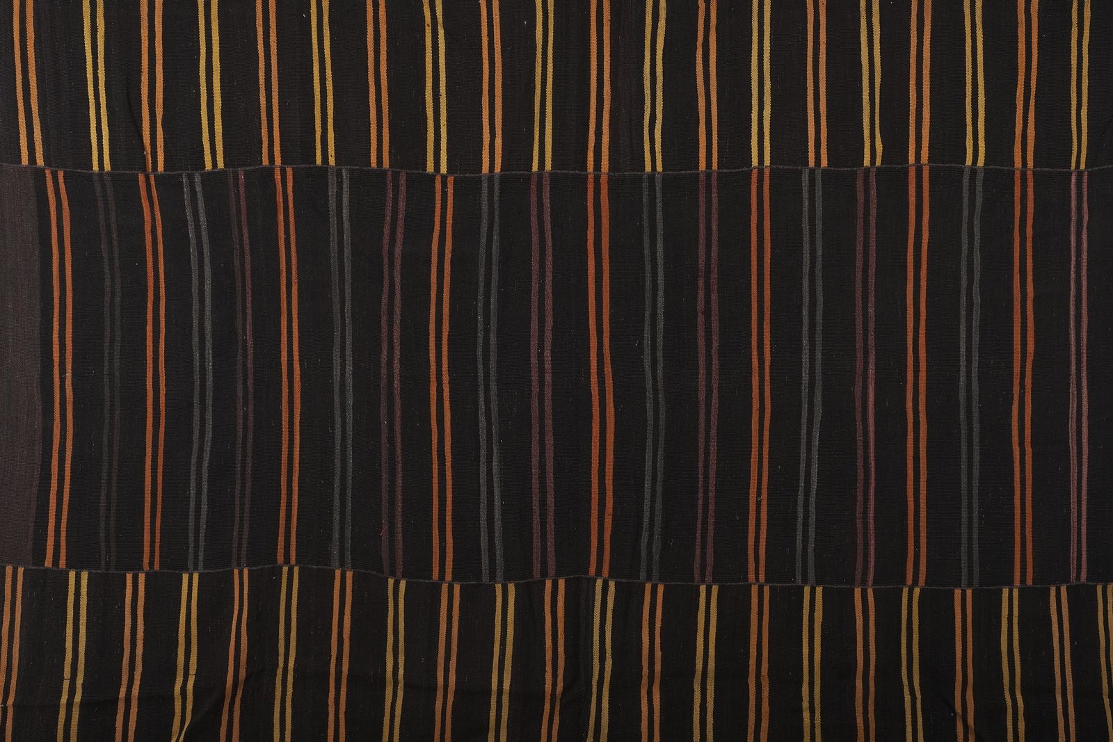 Large Anatolian Striped Kilim Rug 10'7'' X 12'2'' photo for sale