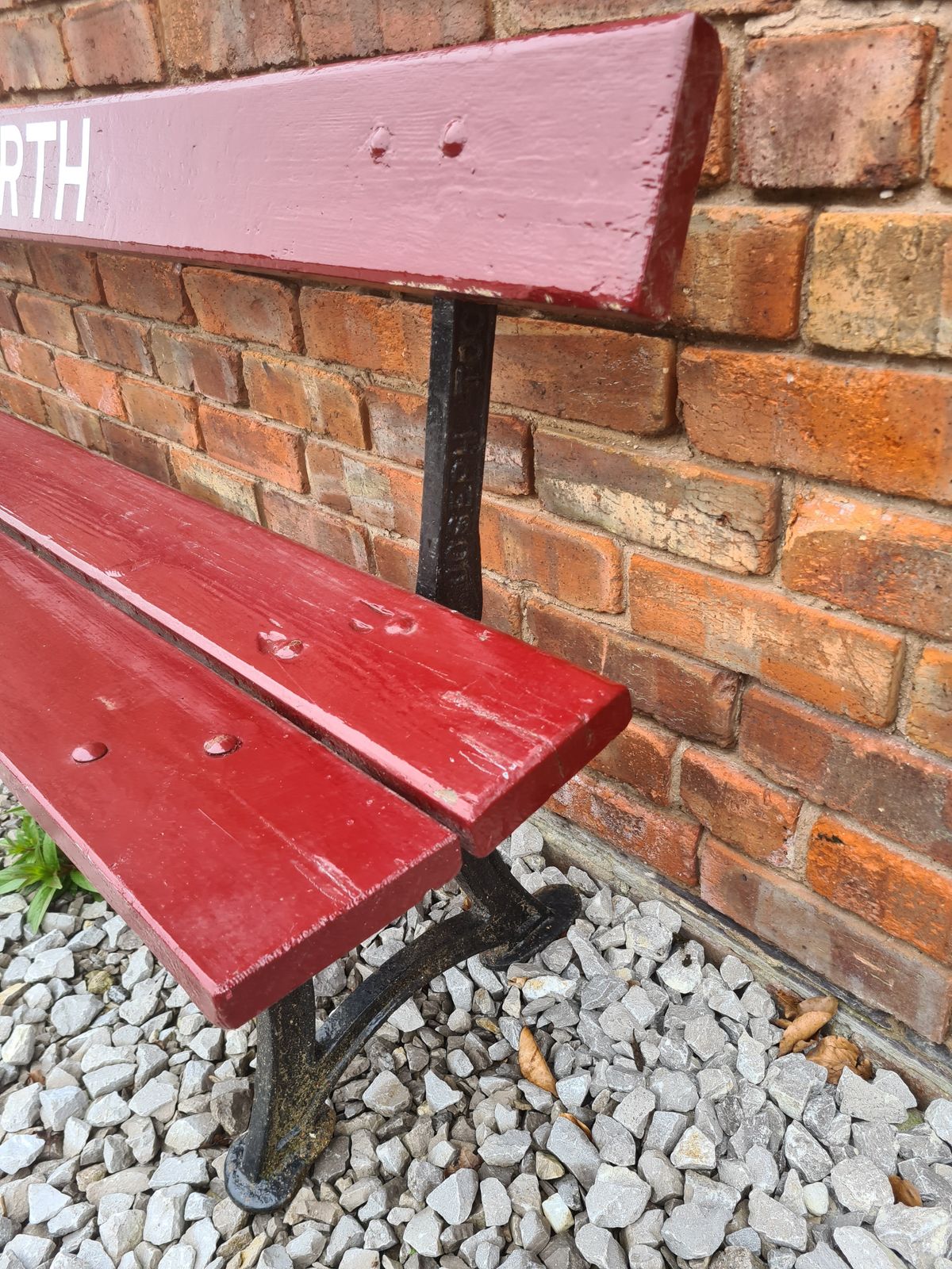 A Lovely Late 19th Or Early 20th Century Railway Station Bench   Bridgnorth photo Furniture
