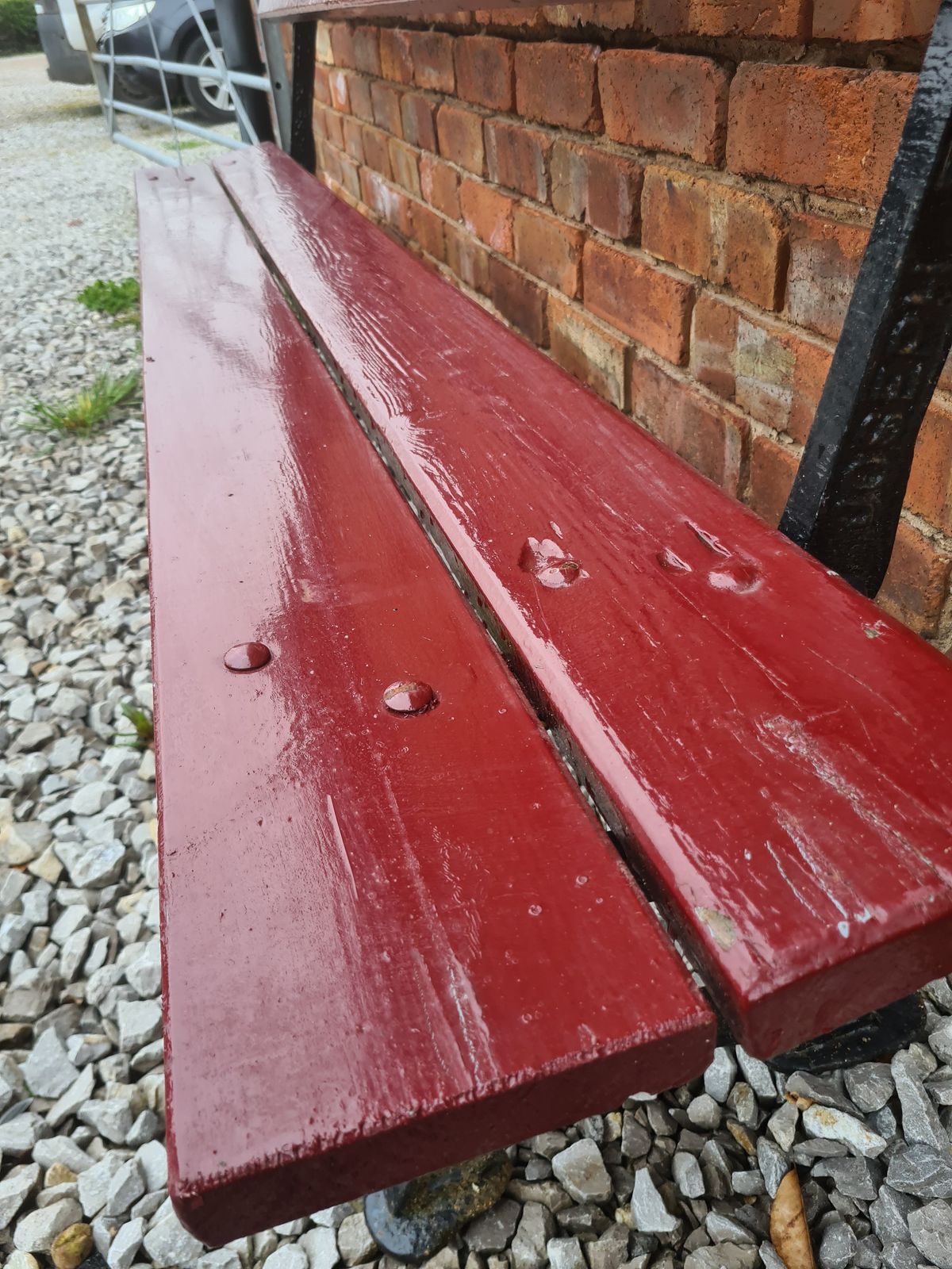A Lovely Late 19th Or Early 20th Century Railway Station Bench   Bridgnorth photo 495.0