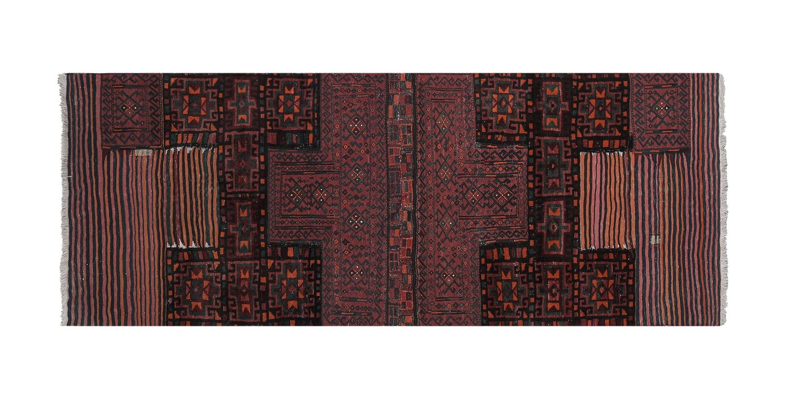 Tribal Red Anatolian Rug 3'5'' X 9'1'' photo furniture