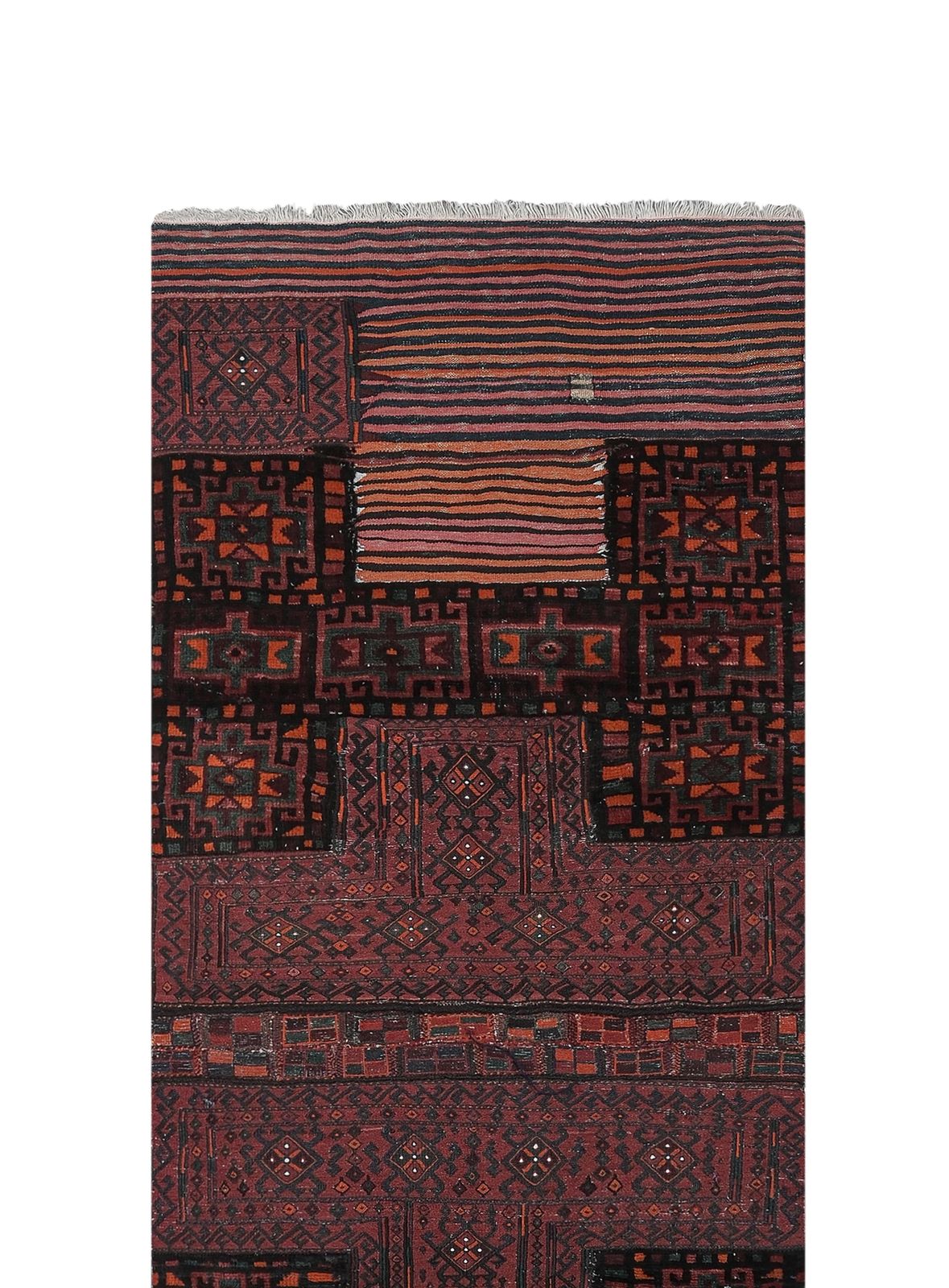 Tribal Red Anatolian Rug 3'5'' X 9'1'' photo for sale