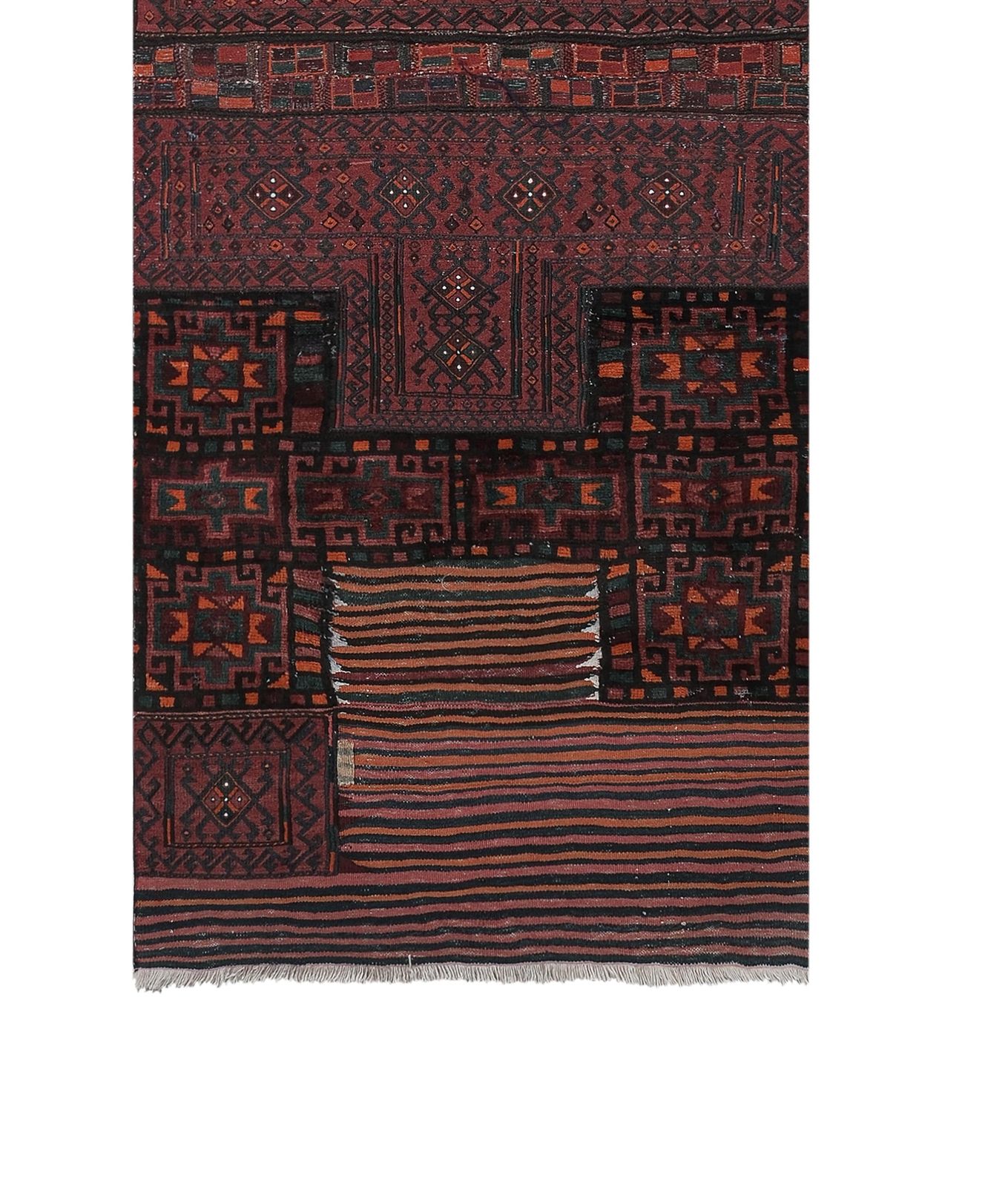 Tribal Red Anatolian Rug 3'5'' X 9'1'' photo Textiles
